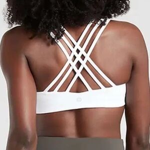 Athleta Hyper Focused Bra – White, Size M